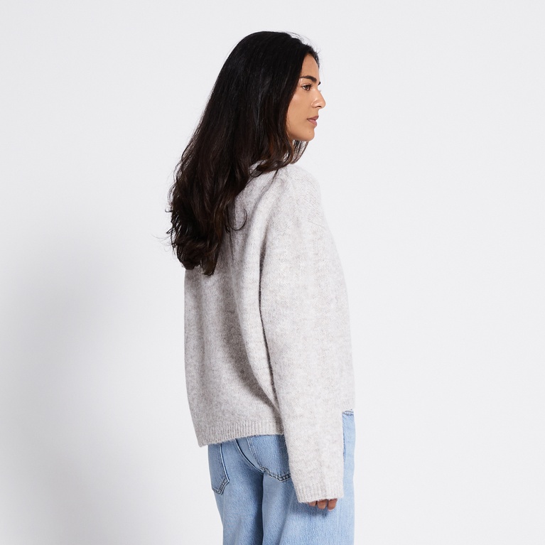 V-neck knit sweater "Eina"